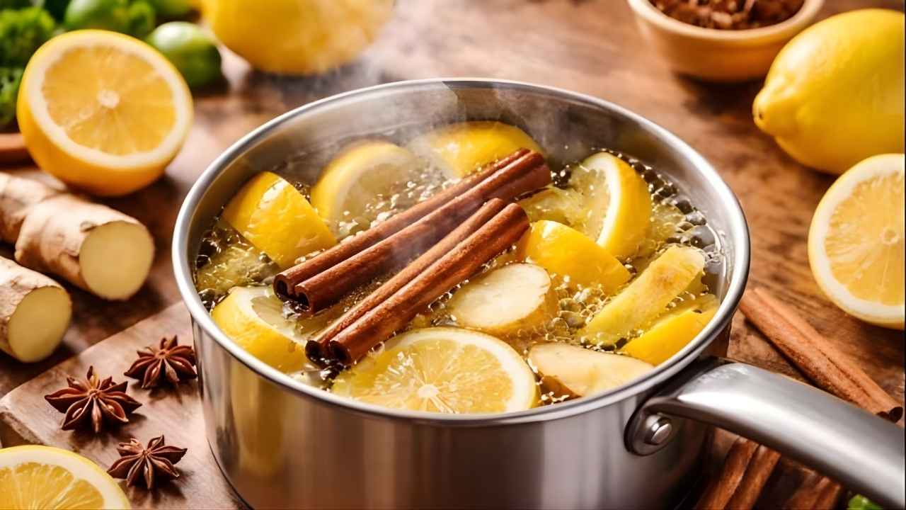 Calentar canela con cáscara